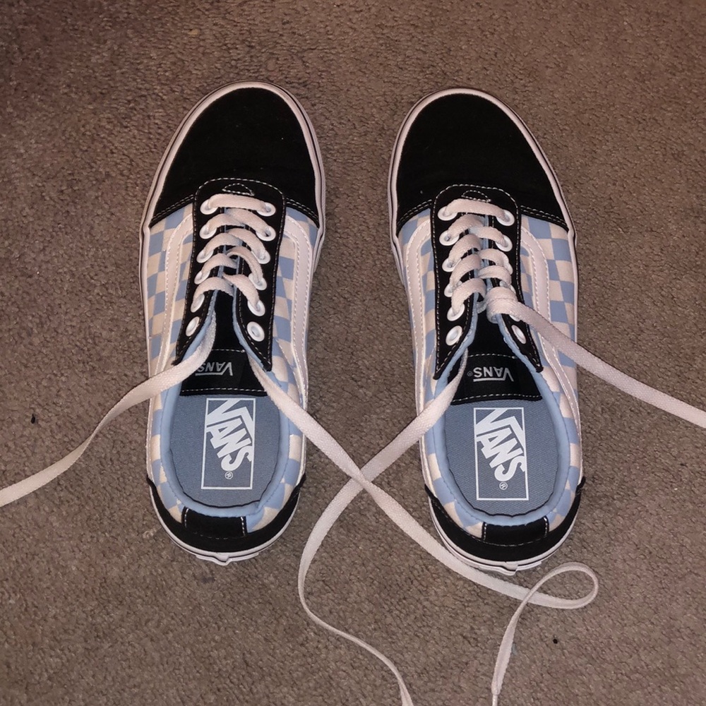 Vans sk8 low blue checkered